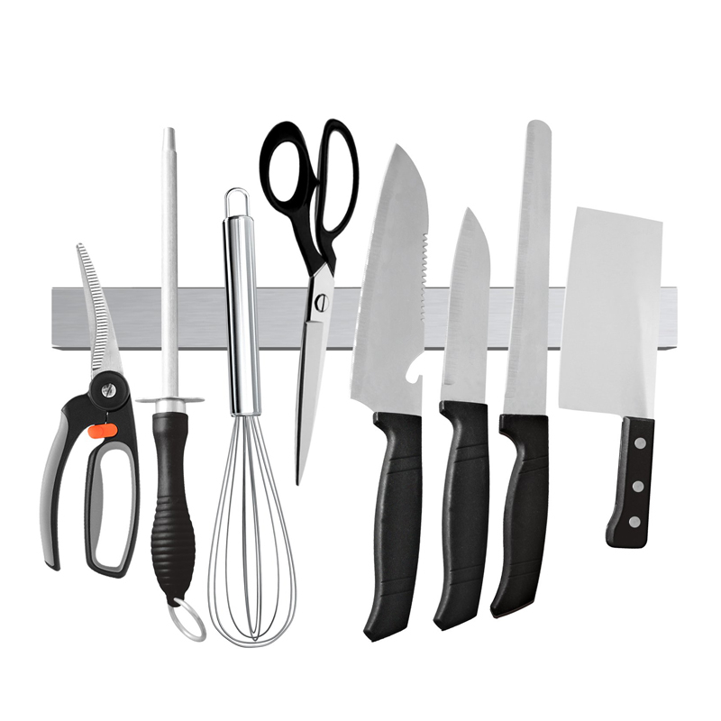 Commercial Kitchen Knife Holder - LMETJMA Professionelle Magnetische Messer Streifen Edelstahl