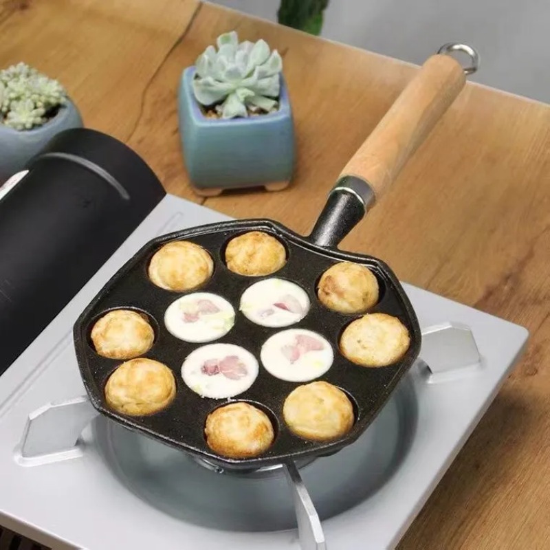 Commercial Kitchen Appliances - Backen Takoyaki Pfanne 14 Löcher Geschenk