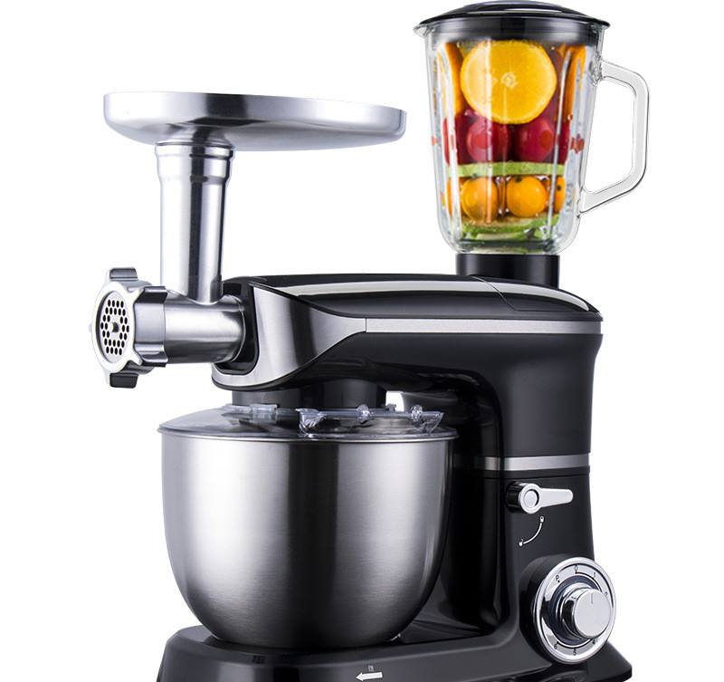 Commercial Blender Heavy Duty - Standmixer, Frischsaft, Automatischer Tragbarer Mixer, Schwarzer