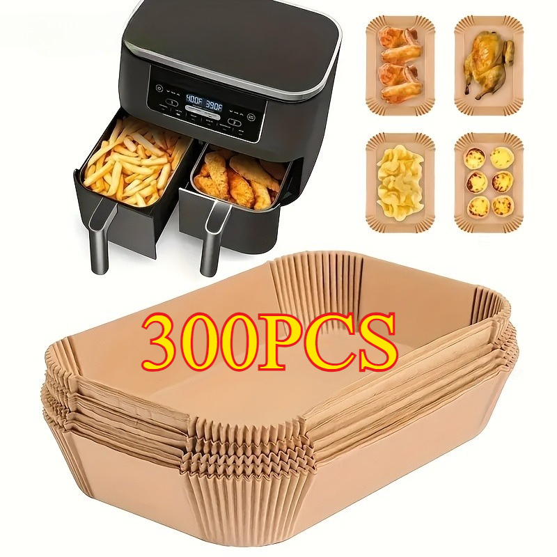 Commercial Kitchen Pots And Pans - Einweg-Luftfritteusen-Papier, antihaftbeschichtet, für Küche, Backen, Airfryer-Matte,
