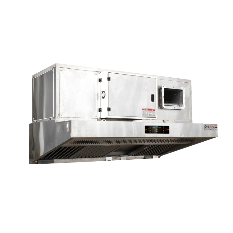 Commercial Kitchen Hoods - Küchenabzugshaube mit elektrostatischem ESP-Luftreiniger, eingebaut in