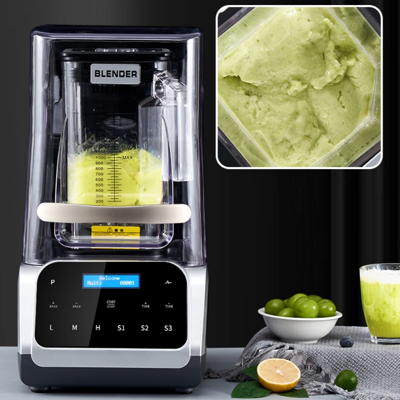 Commercial Blender Heavy Duty - Kommerzieller 2200W Elektrischer Mixer, Hochleistungsmixer, 2L,