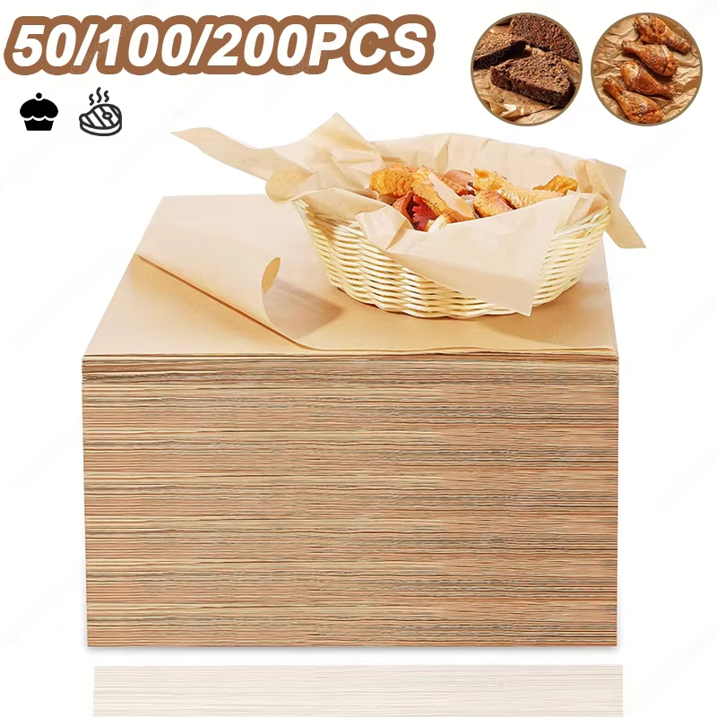 Commercial Kitchen Pots And Pans - 50/100/200PCS Backpapier Pergament Backblech Ofen Luft