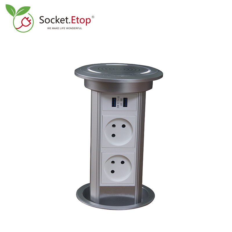 Commercial Kitchen Outlets - Israelische Stecker Desktop-Motorisierte Hebe Pop UP