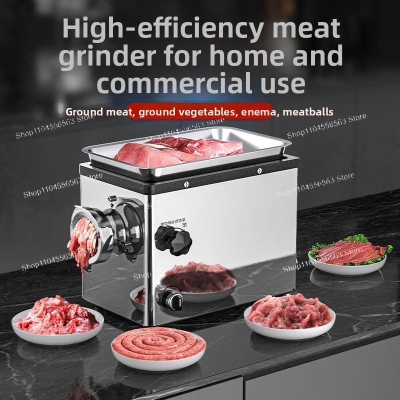 Meat Grinder Electric - Gewerbliche Multifunktionale Elektrische Edelstahl-Fleischmaschine mit Hoher