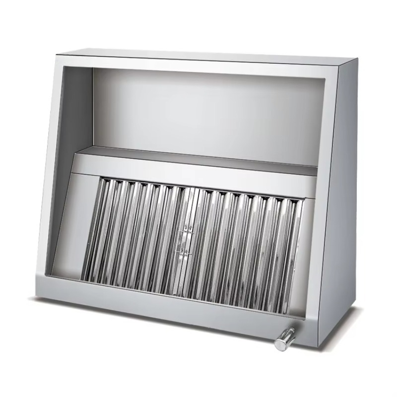 Commercial Kitchen Hoods - Gewerbliche Edelstahl-Küchenabzugshaube Maßgefertigt 21m/min Elektrisch