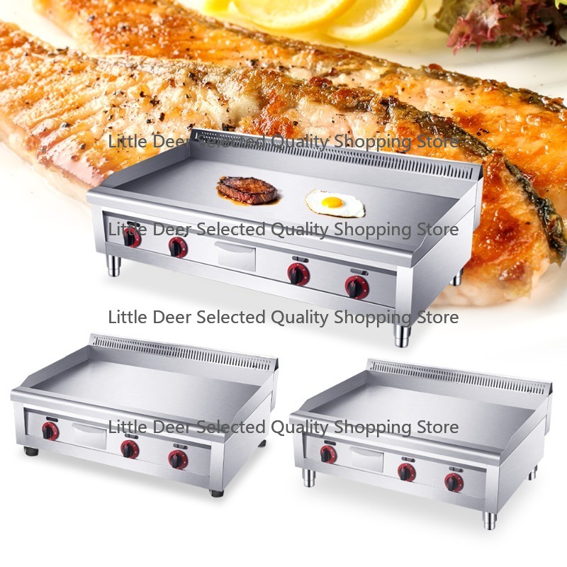 Commercial Kitchen Griddle - 16 mm kommerzielle Restaurant-Küchengeräte, Burger-Grillplatte, professionelle