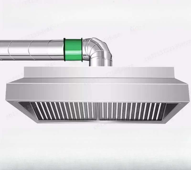 Commercial Kitchen Hoods - Verstärkte Edelstahl-Dunstabzugshaube, Leistungsstarke Gewerbliche Abzugshaube für