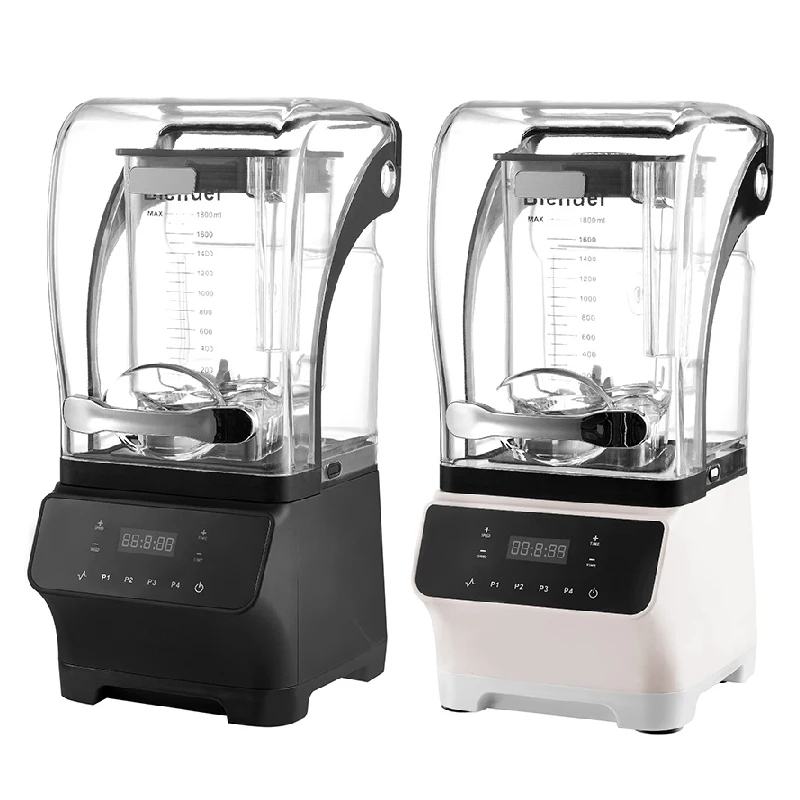Commercial Blender Heavy Duty - 2024 Industrieller Hochleistungs-1800W Kommerzieller Leiser Mixer