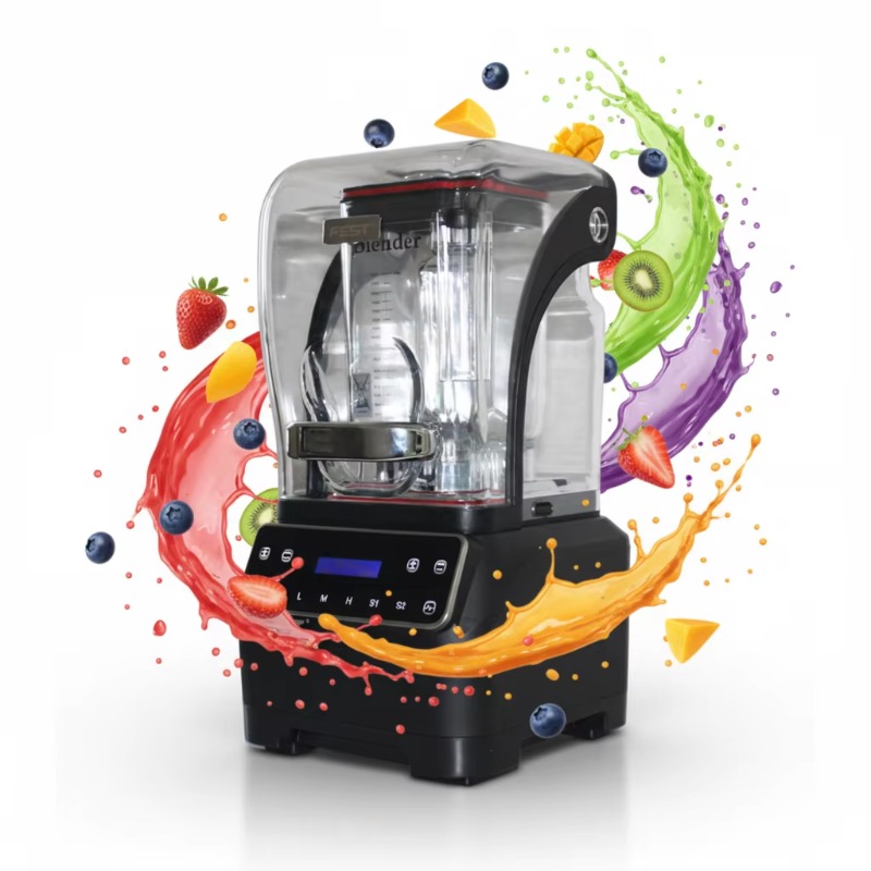 Commercial Blender Heavy Duty - Industrielle Hochgeschwindigkeits-Eiszerkleinerungsmaschine, Robuster 2L Kommerzieller Mixer