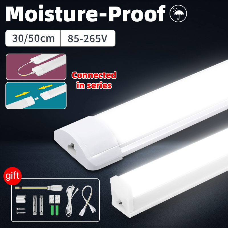 Commercial Kitchen Lighting - Feuchtigkeitsbeständige LED-Röhrenleuchte, 50/30 cm, Küchenleuchten, 20