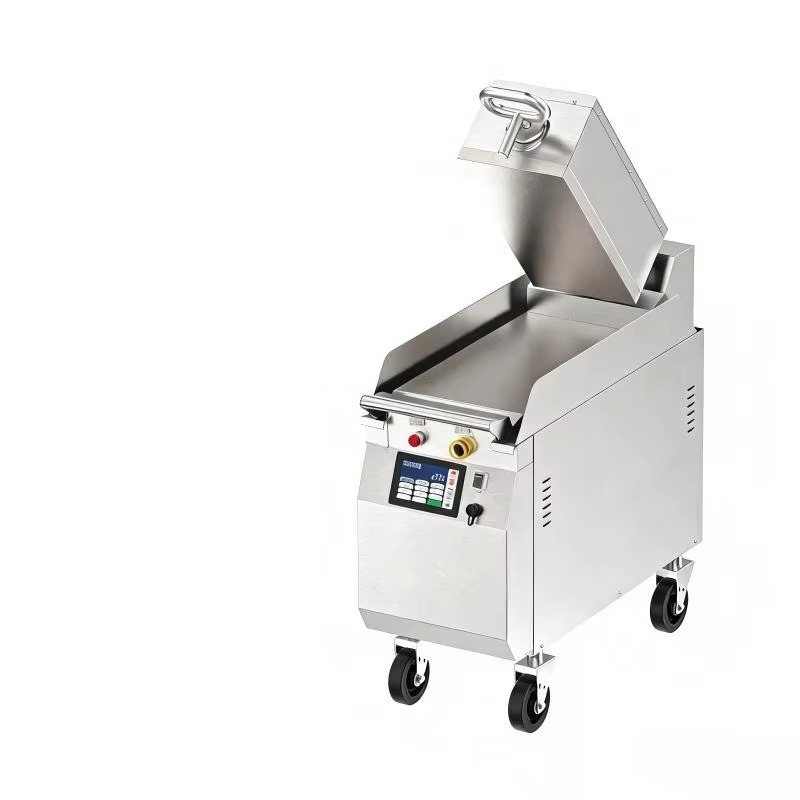 Commercial Kitchen Griddle - Hochleistungs-Programmierbare Premium-Einzelgrillplatte mit Doppelseitiger Klappfunktion für