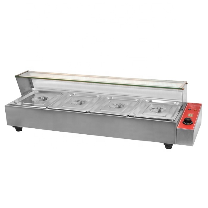 Soup Kettle Warmer - Kommerzieller elektrischer Suppenkessel Display Bain Marie