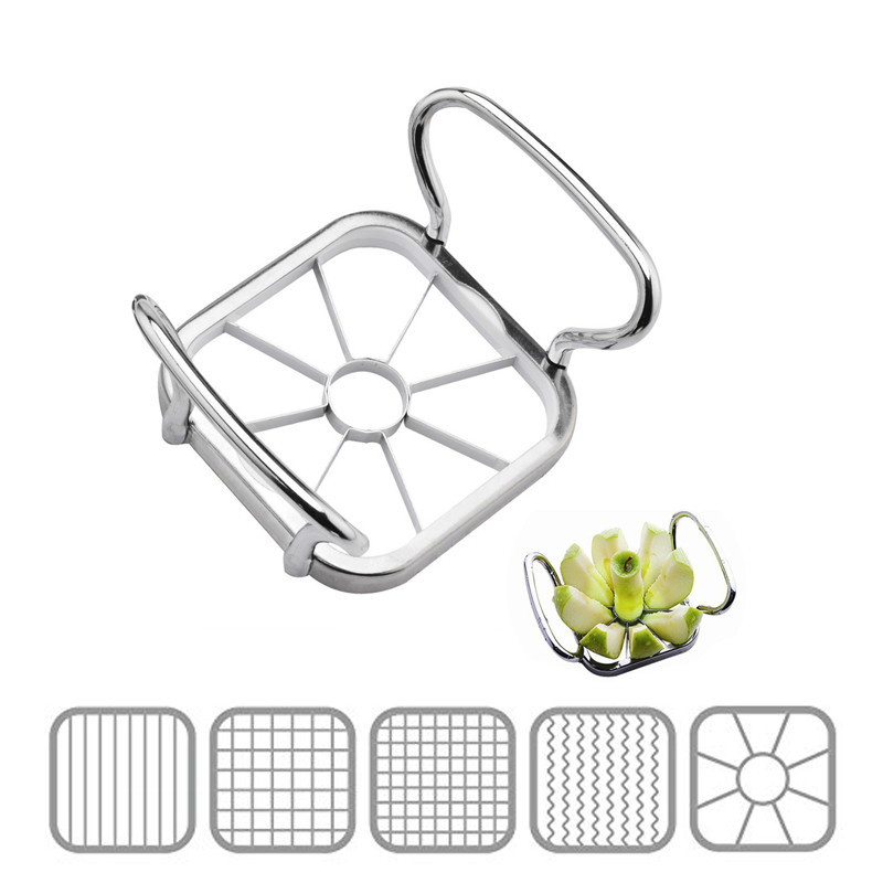 Commercial Potato Peeler - LMETJMA 5-in-1 Apfelschneider, Slicer, Edelstahl, Gemüse,