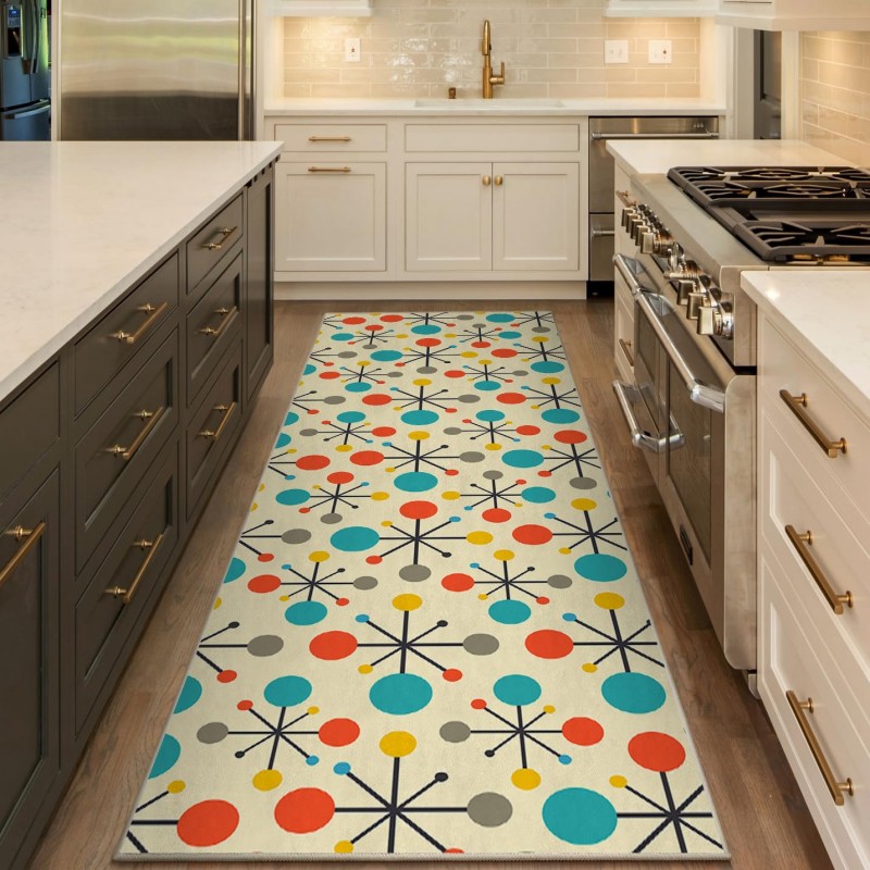 Mediterraner Blumen-Läufer-Tep – Commercial Kitchen Background Bewertung und Preis