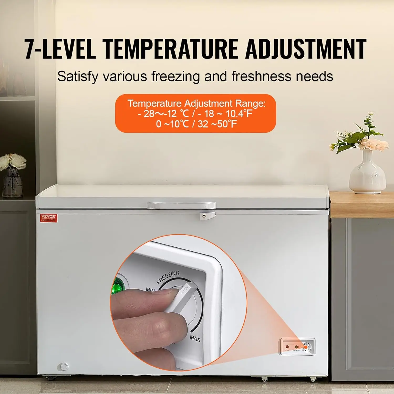Gefriertruhe, 12,8 Cu.ft / 345 – Commercial Chest Freezer Bewertung und Preis