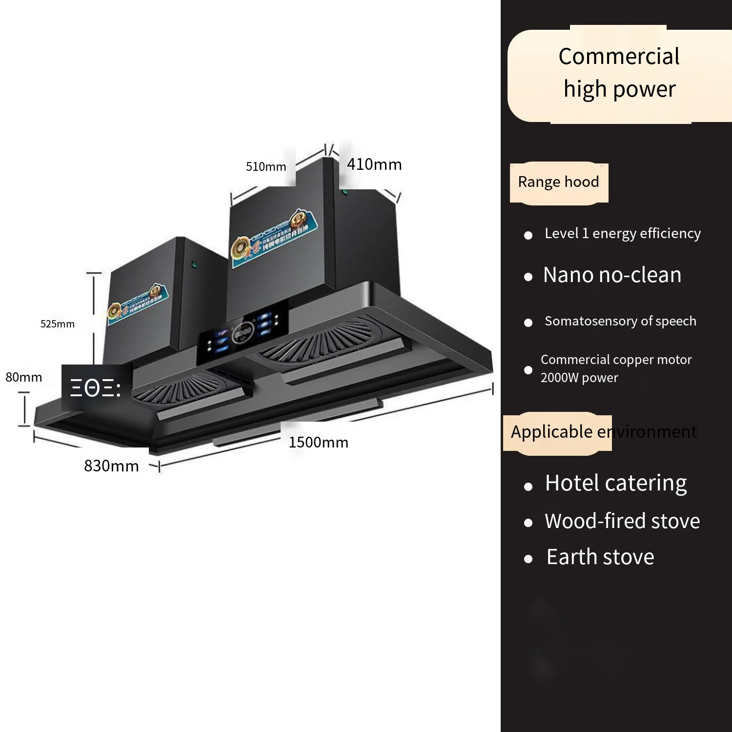 -für OEM-Haube, Haushalt, Gewe – Commercial Kitchen Hoods Bewertung und Preis
