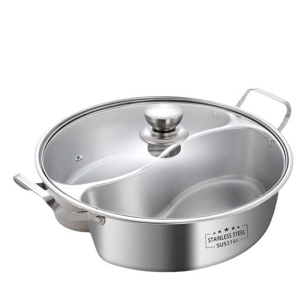 Doppelte geteilte Hot Pot aus  – Soup Kettle Warmer Bewertung und Preis