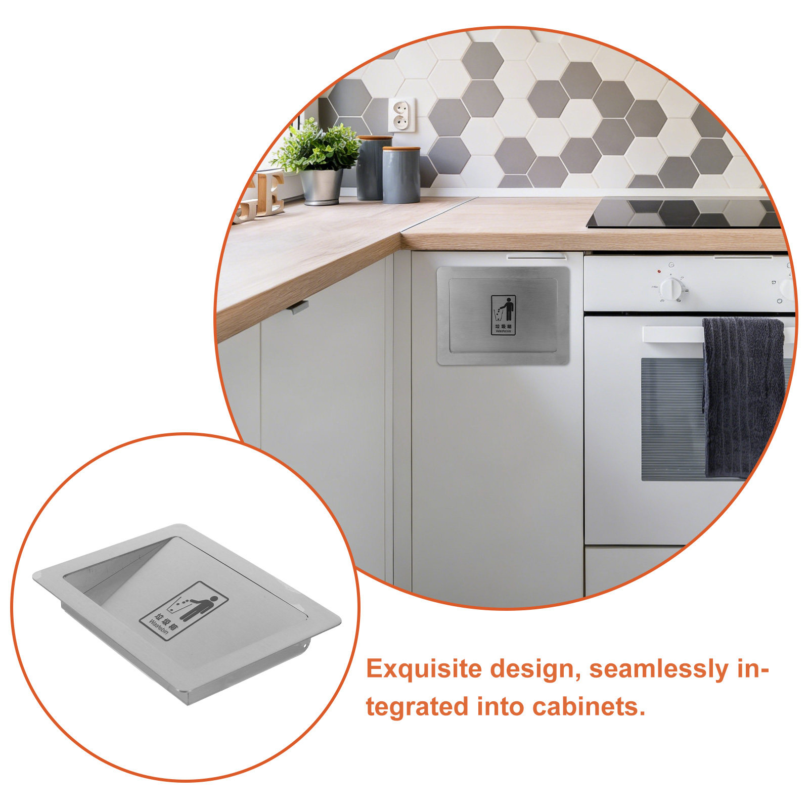 Einbau-Müllschachtdeckel aus E – Commercial Kitchen Wall Covering Bewertung und Preis