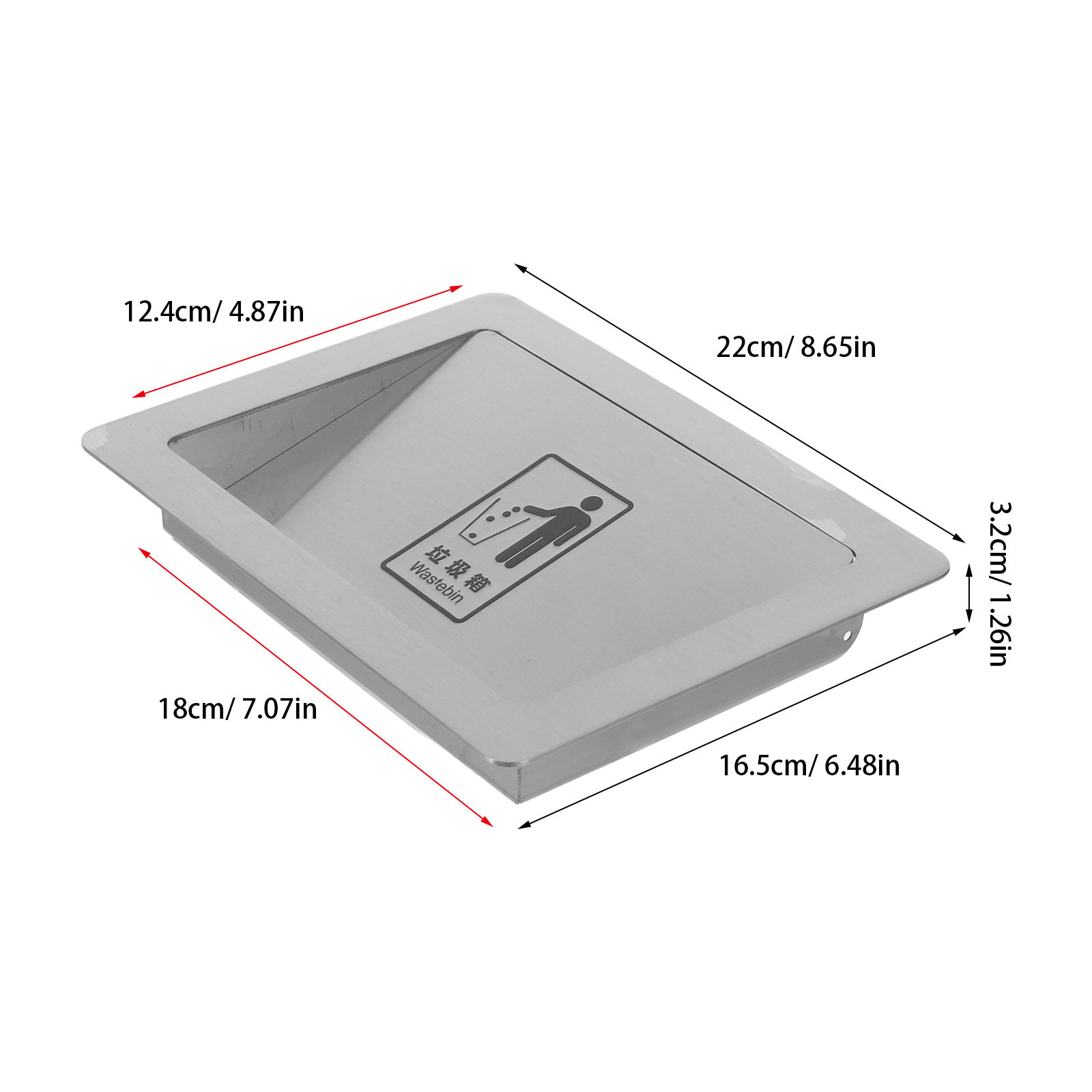 Einbau-Müllschachtdeckel aus E – Commercial Kitchen Wall Covering Bewertung und Preis