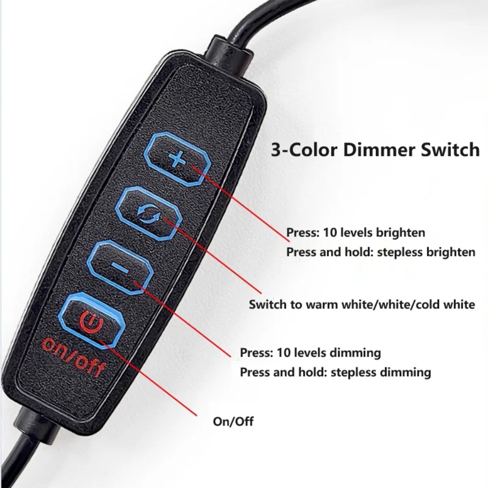 3 Farben verstellbares USB-Puc – Commercial Kitchen Lighting Bewertung und Preis
