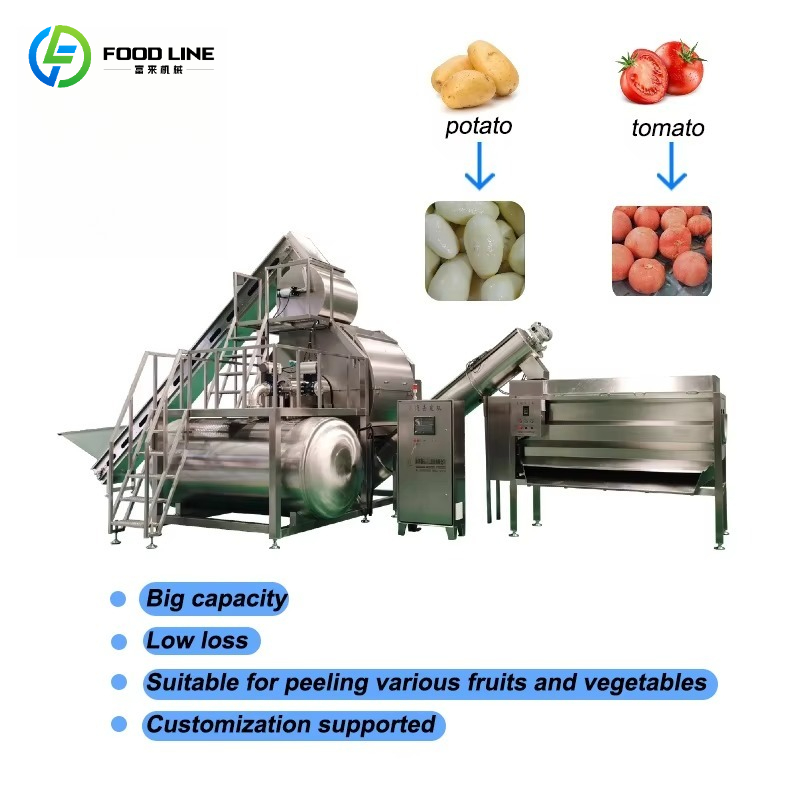 Anpassbare Hochleistungs-Dampf – Commercial Potato Peeler Bewertung und Preis