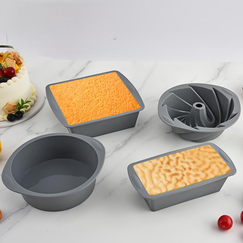Quadratische 4-teilige Silikon – Commercial Kitchen Pots And Pans Bewertung und Preis