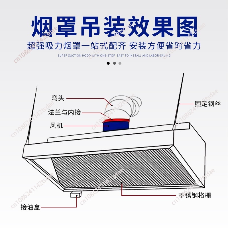 Gewerbliche Edelstahl-Dunstabz – Commercial Kitchen Hood Bewertung und Preis
