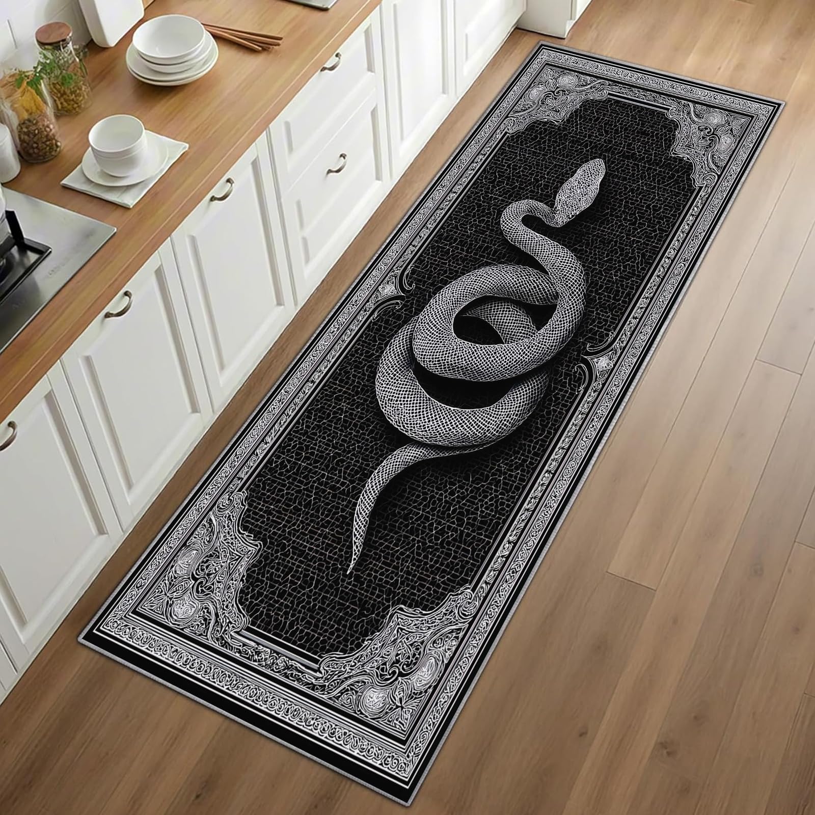 Gotischer Schlangenläufer-Tepp – Commercial Kitchen Background Bewertung und Preis