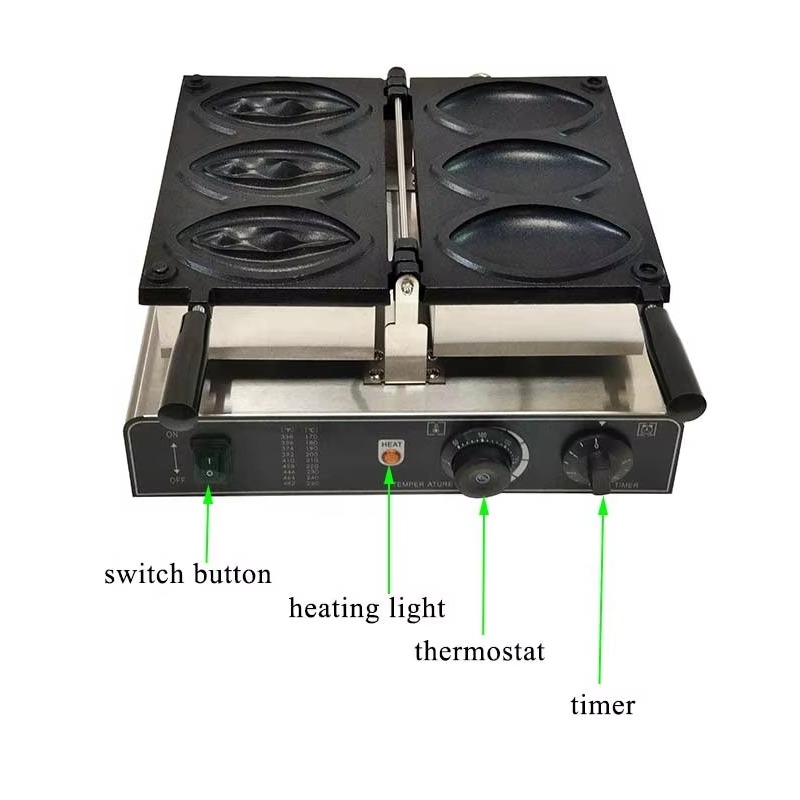 Kommerzieller Snack-Bäcker, 3- – Waffle Maker Commercial Bewertung und Preis