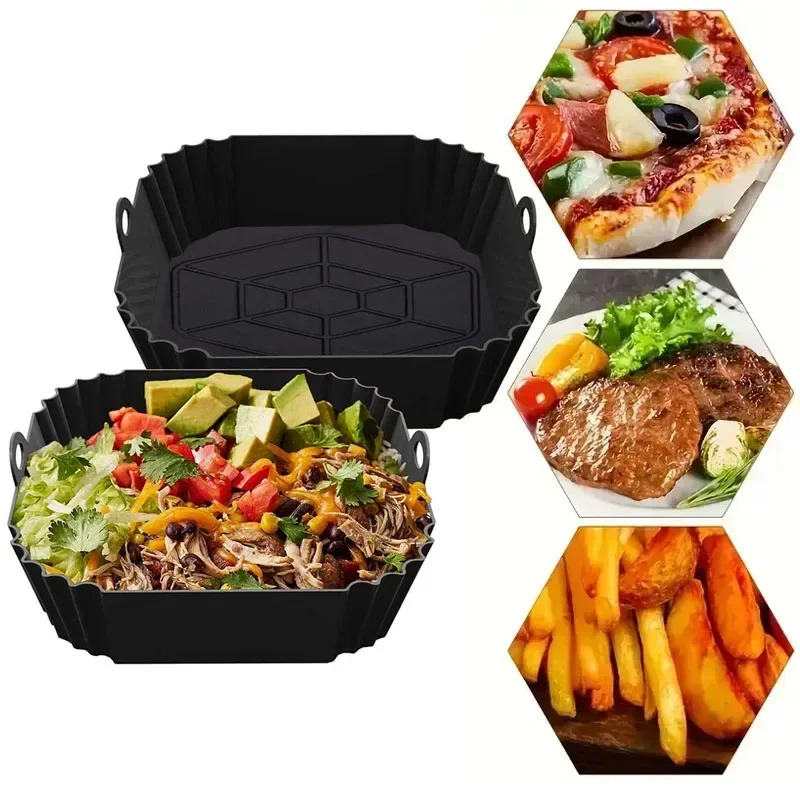 1 x Silikon-Luftfritteusenkorb – Commercial Kitchen Pots And Pans Bewertung und Preis