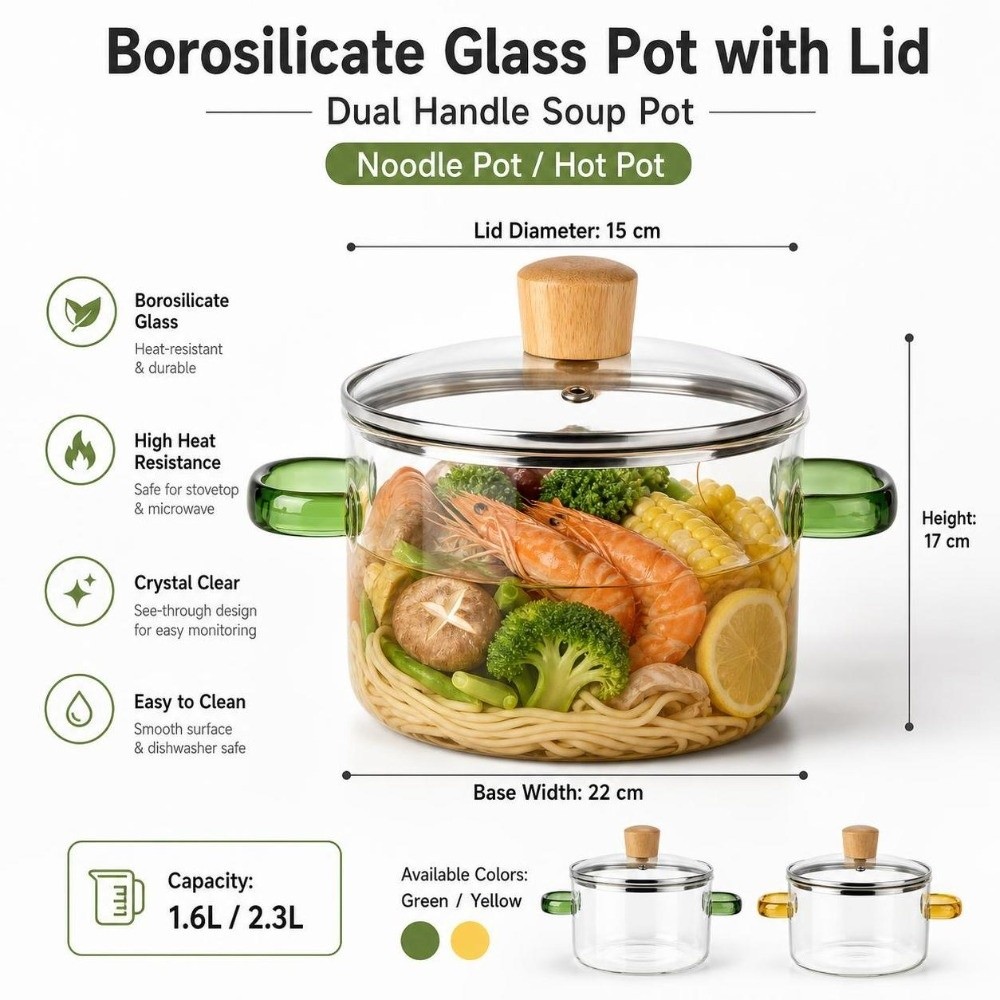 Verdickter 1,6/2,3L Haushalts- – Soup Kettle Warmer Bewertung und Preis