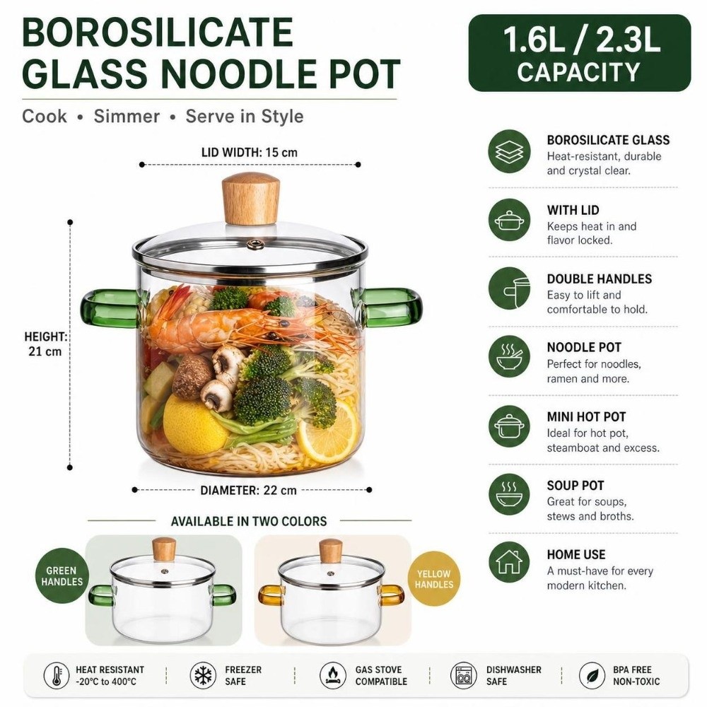 Verdickter 1,6/2,3L Haushalts- – Soup Kettle Warmer Bewertung und Preis