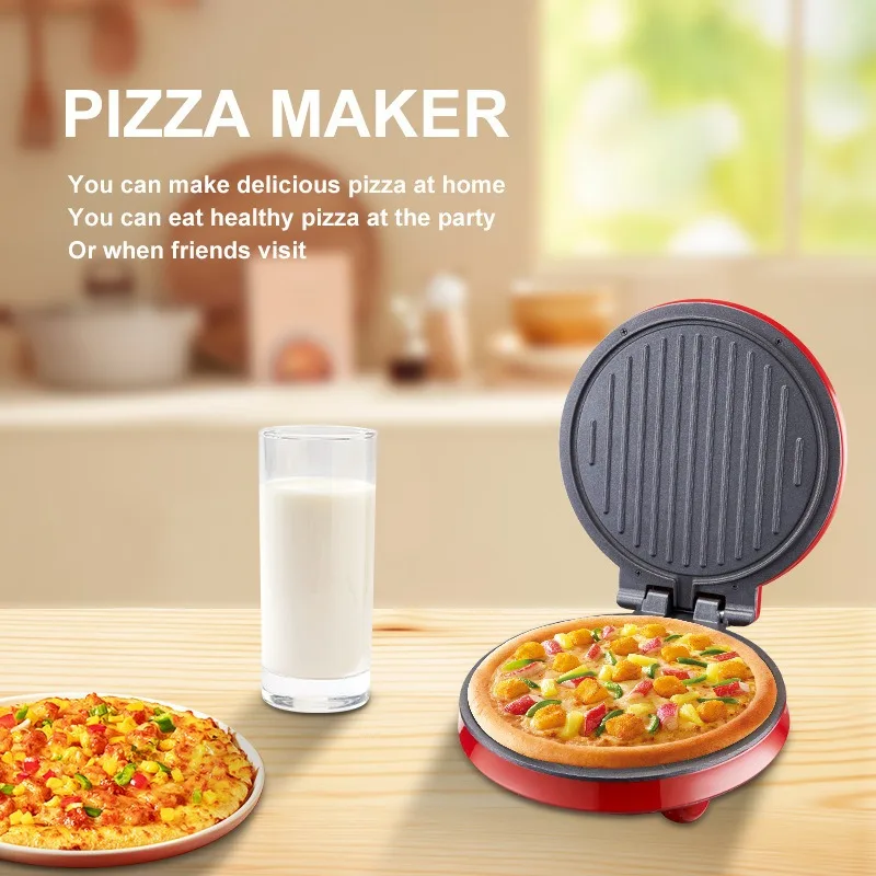 110V Elektrische Pizzamaschine – Waffle Maker Commercial Bewertung und Preis