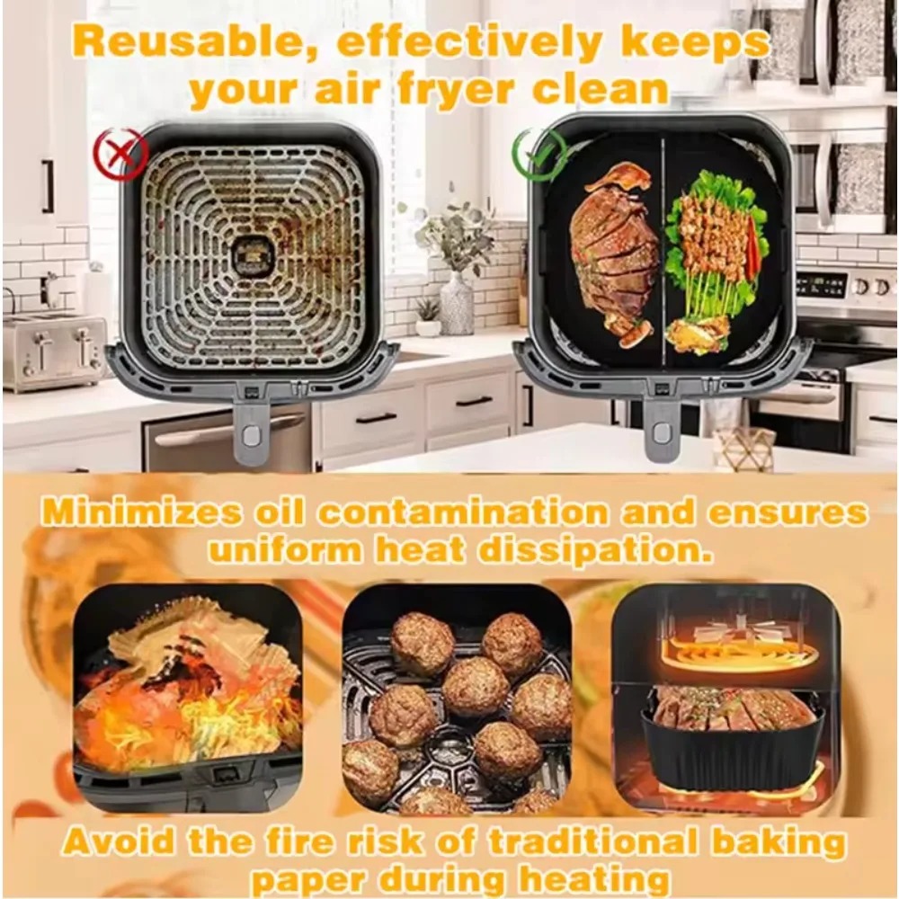 Silikon-Luftfritteusenform, Öl – Commercial Kitchen Pots And Pans Bewertung und Preis