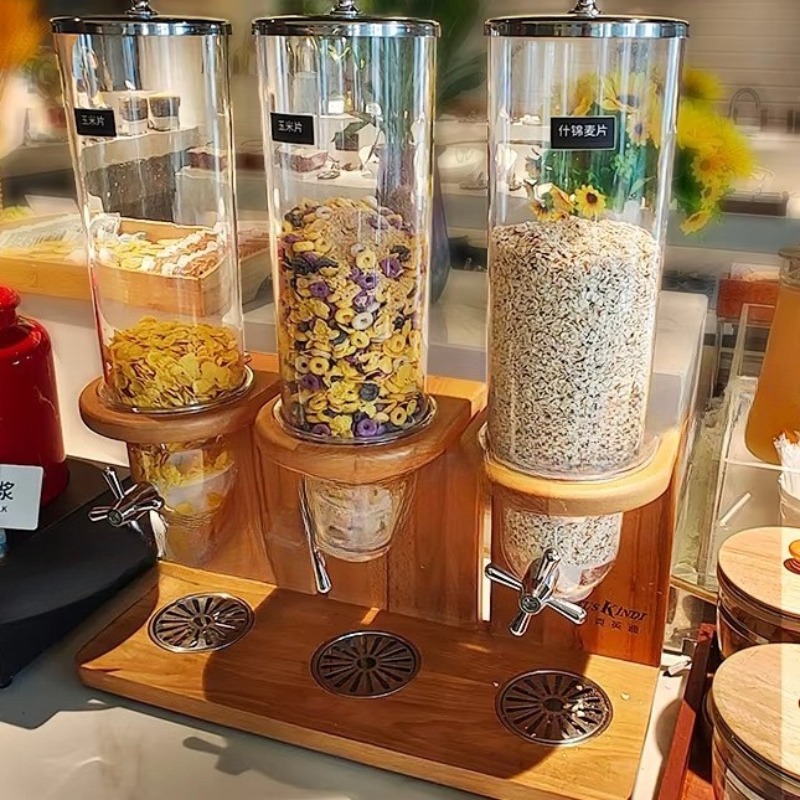 Müslispender aus massivem Holz – Commercial Kitchen Outlets Bewertung und Preis
