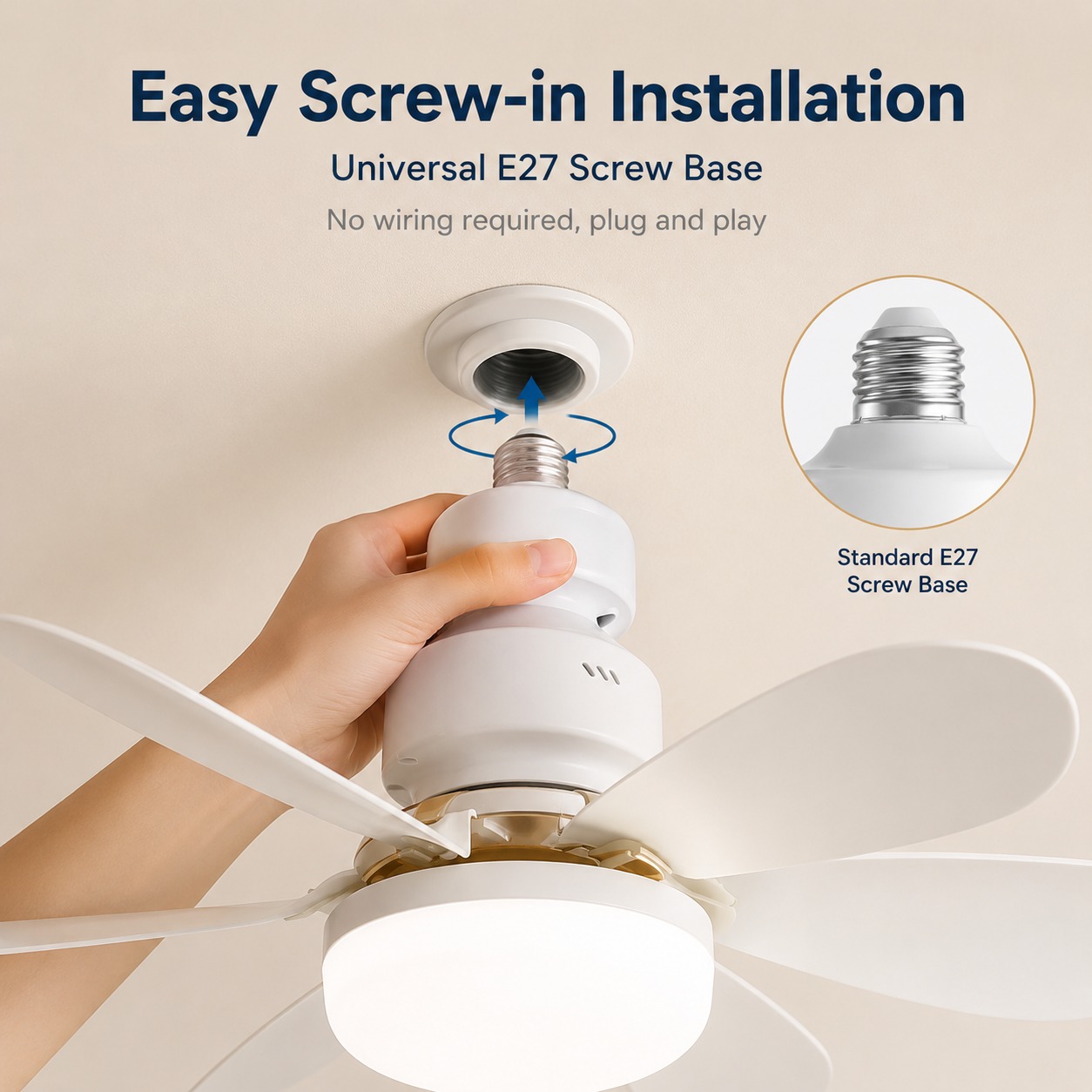2026 Neue E27 Deckenventilator – Commercial Kitchen Lighting Bewertung und Preis