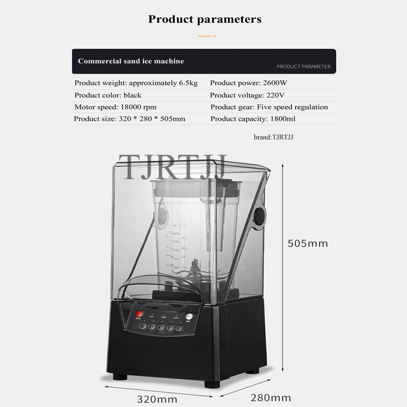 Leiser Eisblender in Gewerbequ – Commercial Blender Heavy Duty Bewertung und Preis