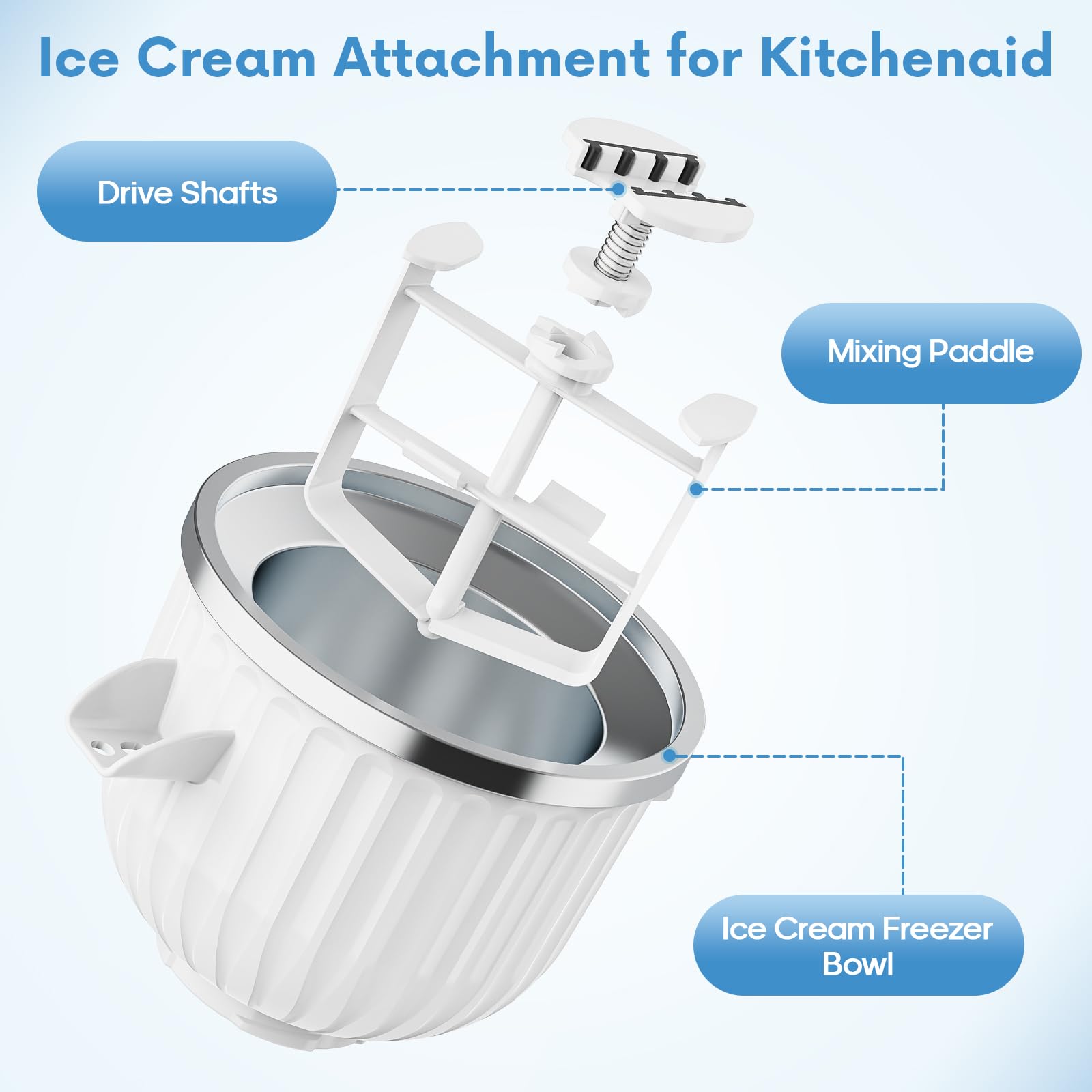 2-Liter-Eiscreme-Aufsatz für K – Commercial Kitchen Juicer Bewertung und Preis
