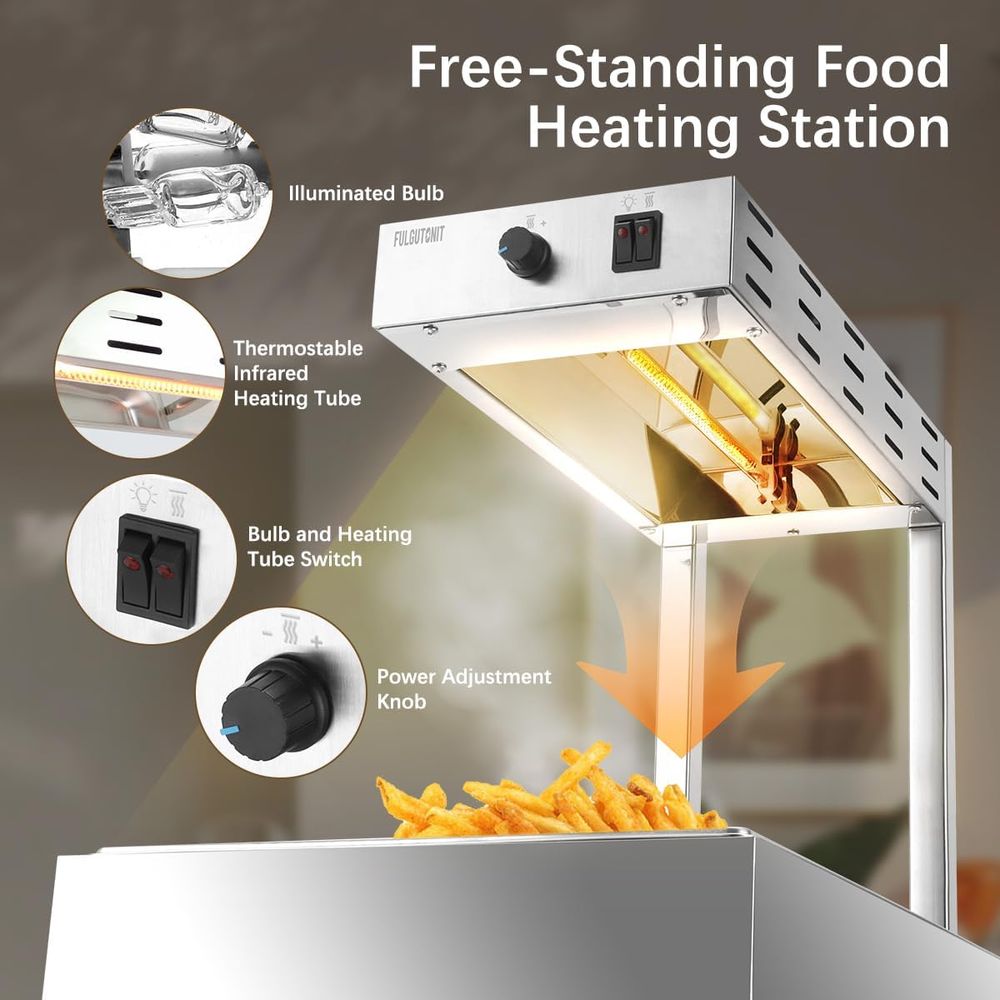 Pommes-Frites-Wärmer, kommerzi – Commercial Kitchen Lighting Bewertung und Preis