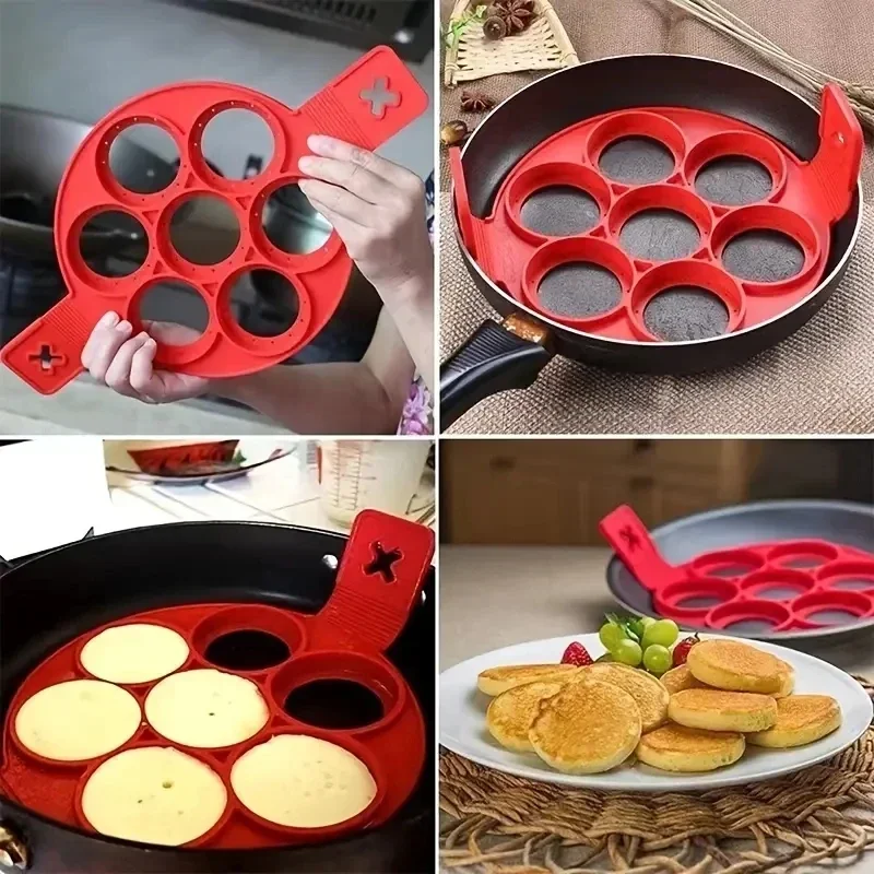 Silikon 7-Loch kreisförmige Br – Commercial Kitchen Pots And Pans Bewertung und Preis