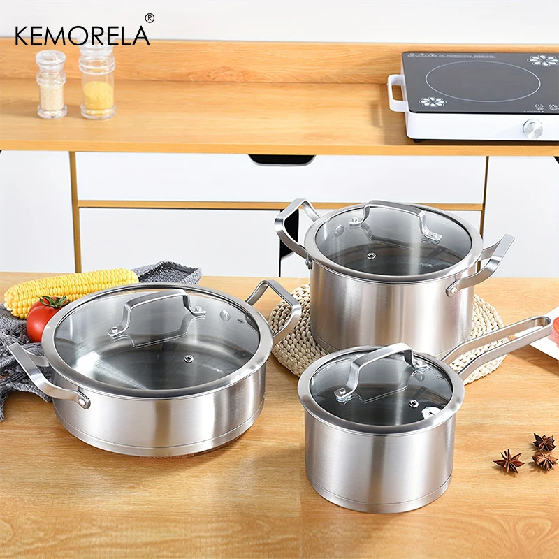 16/20/24 cm Edelstahl Topf Set – Soup Kettle Warmer Bewertung und Preis