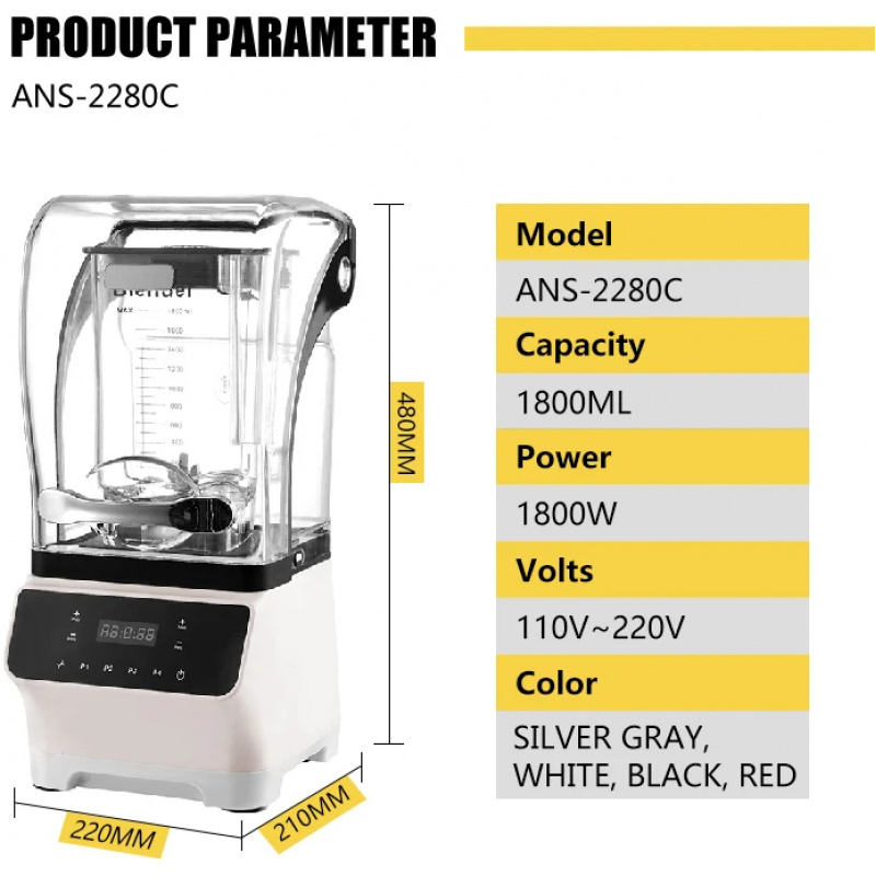 2024 Industrieller Hochleistun – Commercial Blender Heavy Duty Bewertung und Preis