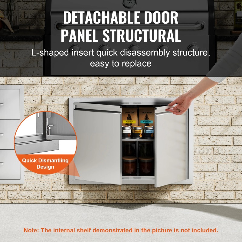 BBQ-Zugangstür aus Edelstahl m – Commercial Kitchen Wall Panel Bewertung und Preis